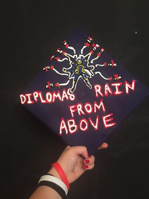 Friend Just made a Overwatch themed graduation cap