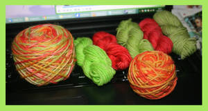 Lot of Kool-Aid dyed yarn