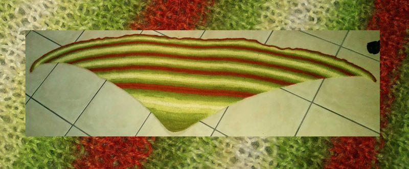 Watermelon shawl