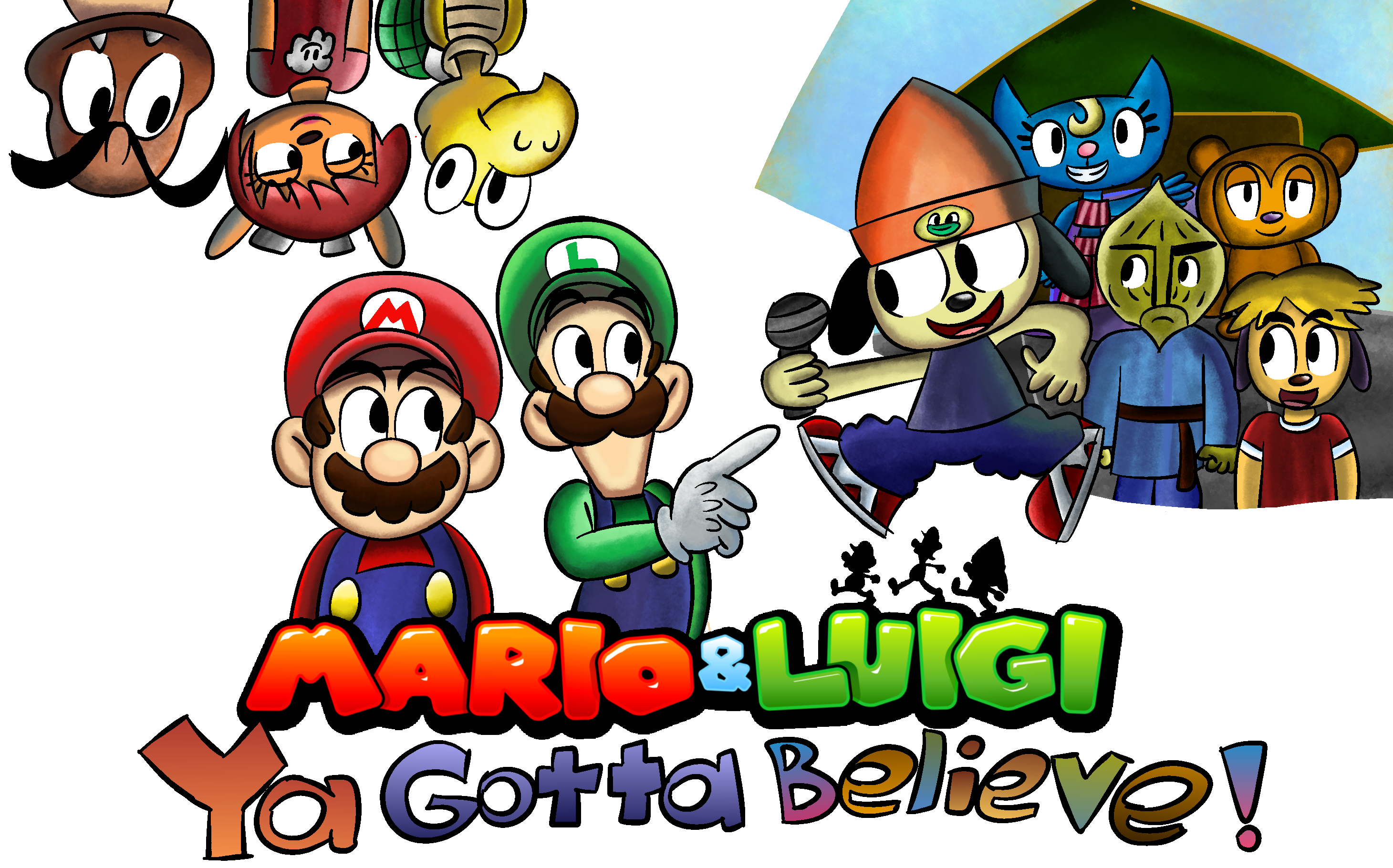 We still gotta believe! Hey guys time ago i made a PaRappa The