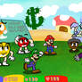 Mario + Luigi: MnM Scrambles Combat mock-up 