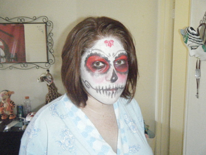 Dia De los muertos make up 2010