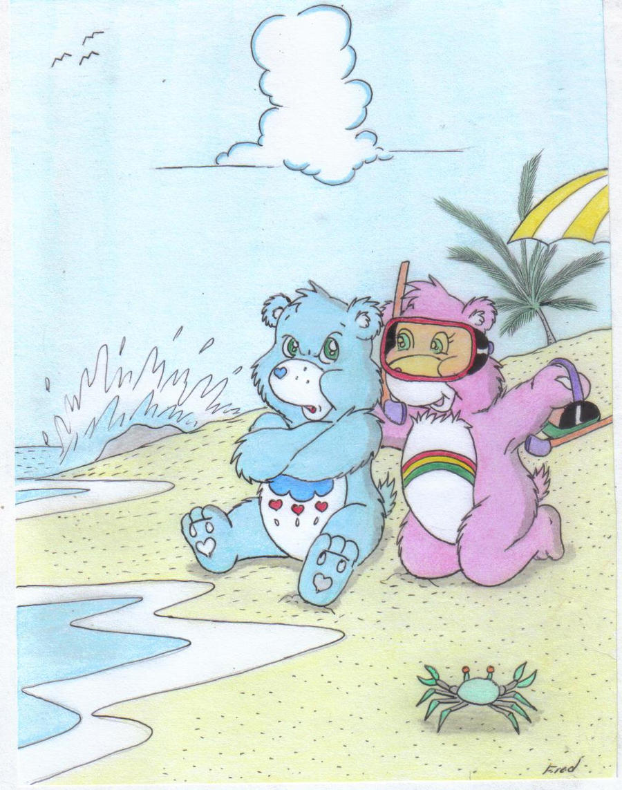 Grumpy and Cheer Bear by fredvegerano on DeviantArt