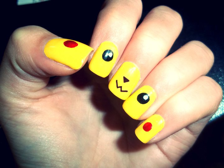 Pikachu Nails