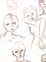 These sketches are angry send help