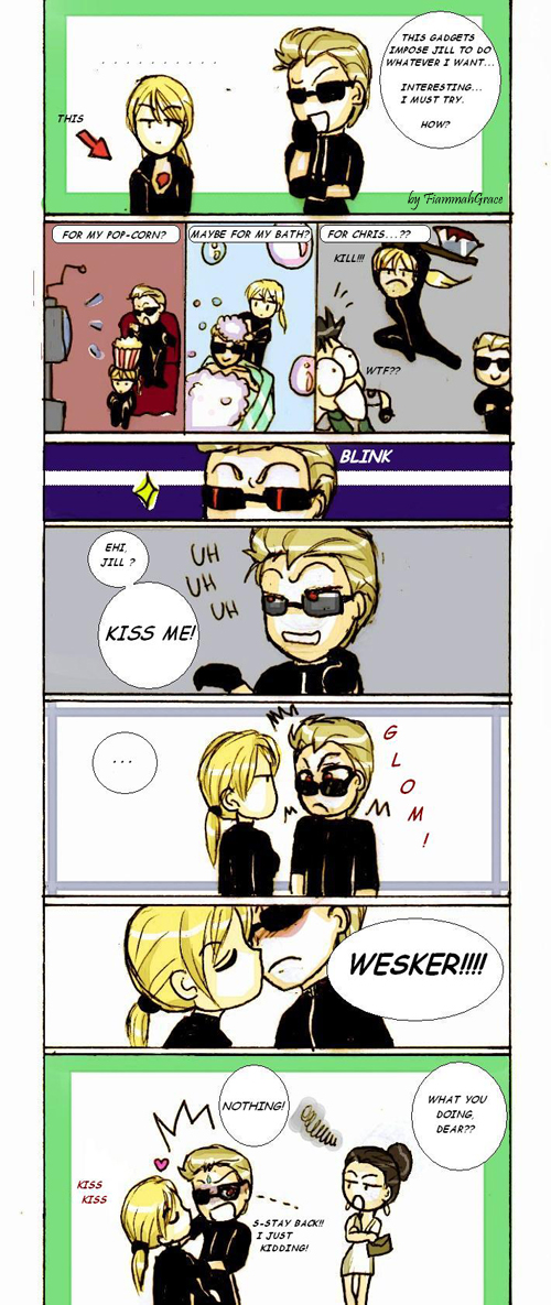 Wesker manipulate Jill