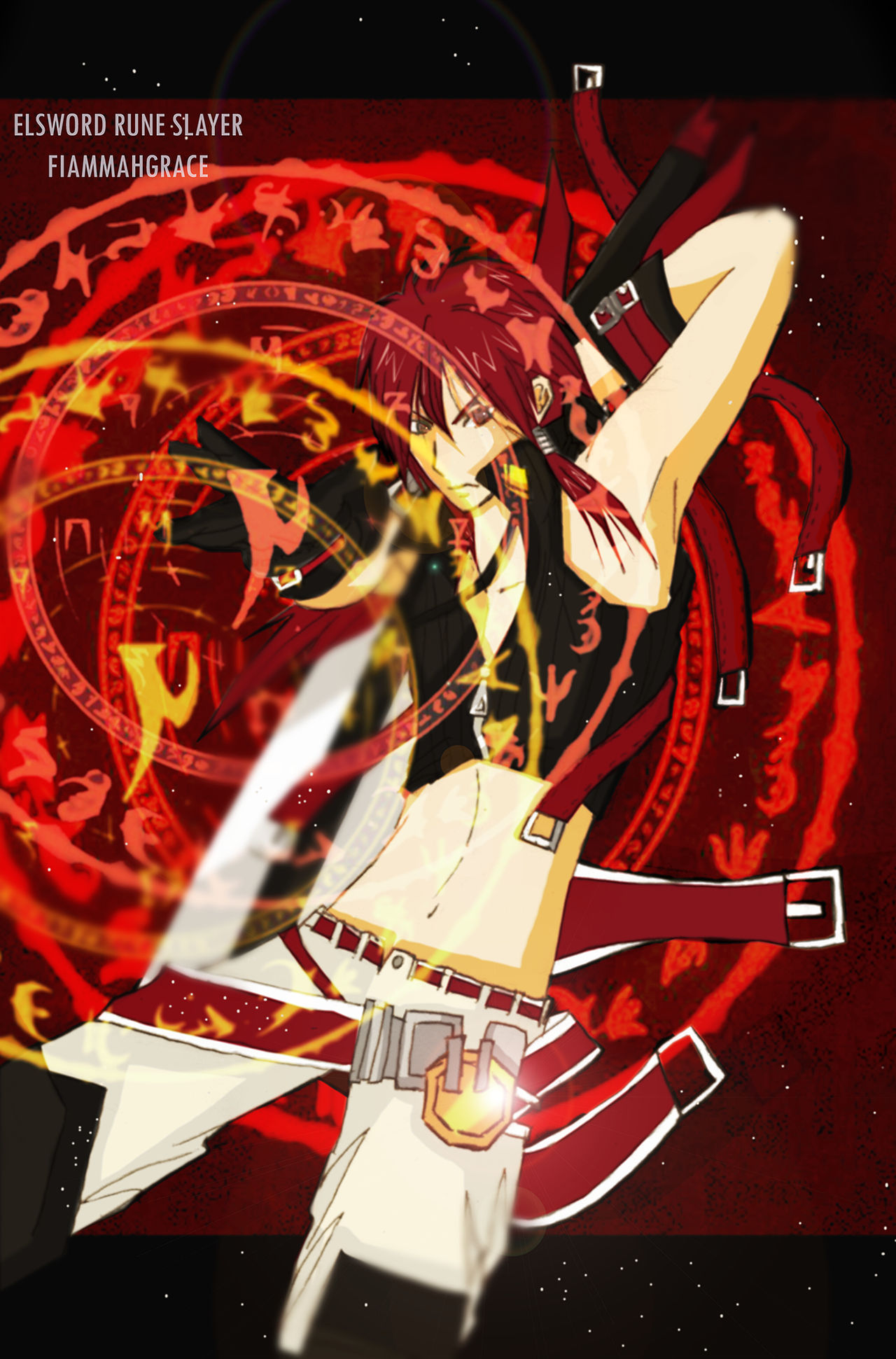 Elsword Rune RUNE SLAYER ELSWORD by FiammahGrace on DeviantArt