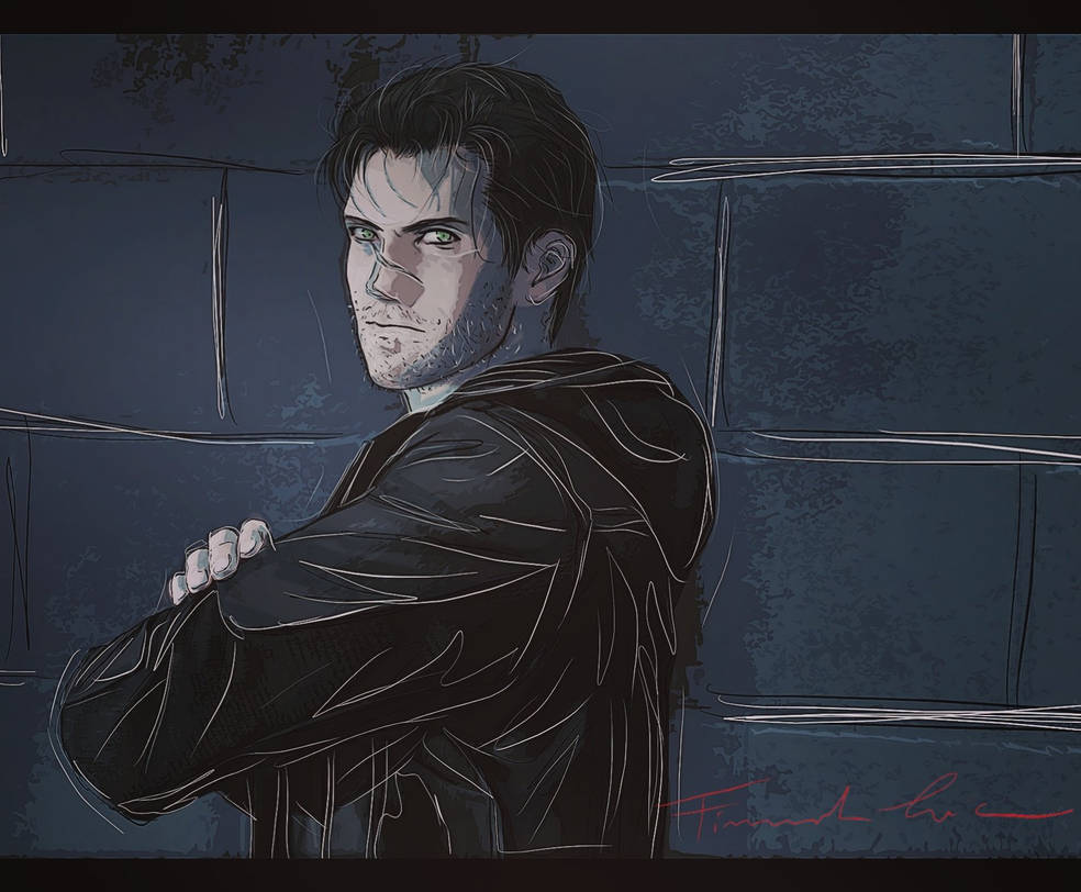 Gavin Reed Computer Background Interrogatory Gavin Reed by FiammahGrace on DeviantArt