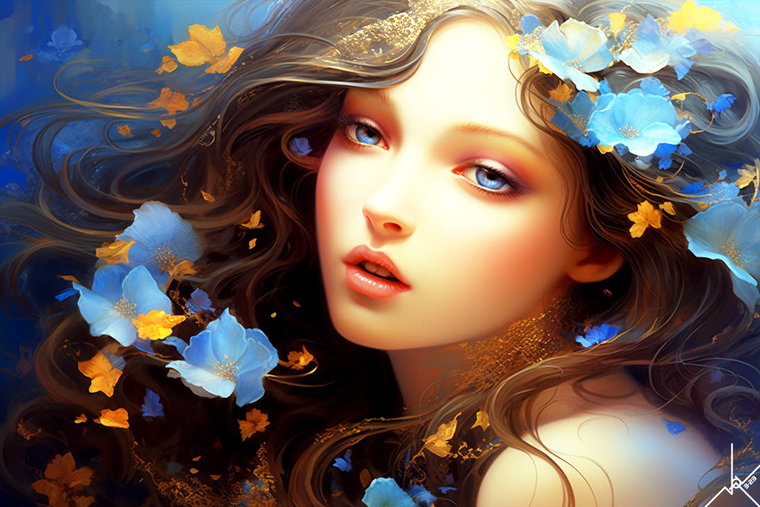 Defit Blue Girl Blue Girl 2 by DigitalArt-ai on DeviantArt