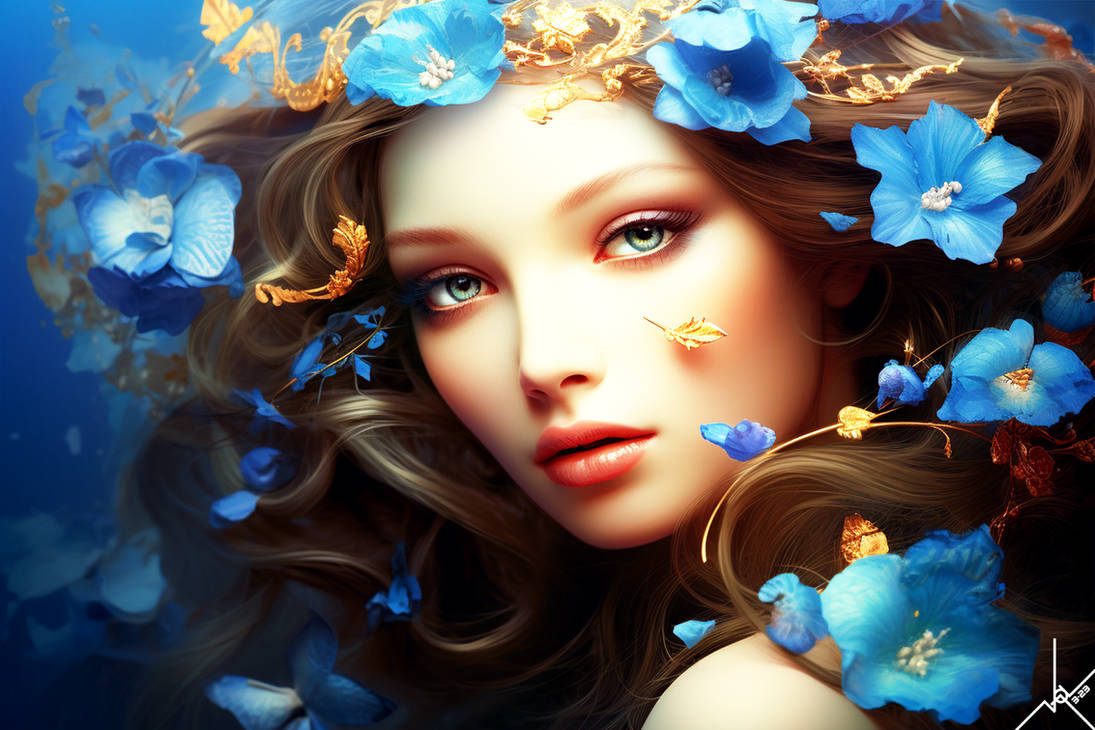 Defit Blue Girl Blue Girl 4 by DigitalArt-ai on DeviantArt