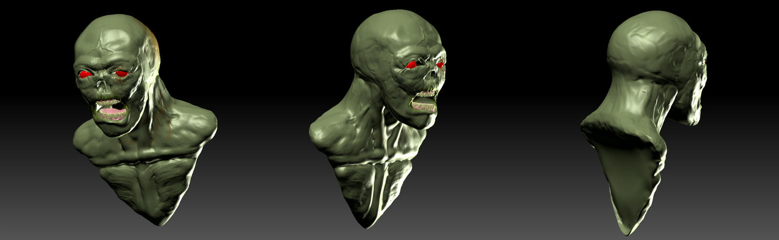 Zombie model - Zbrush