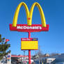 BLANK MACDONALDS SIGN