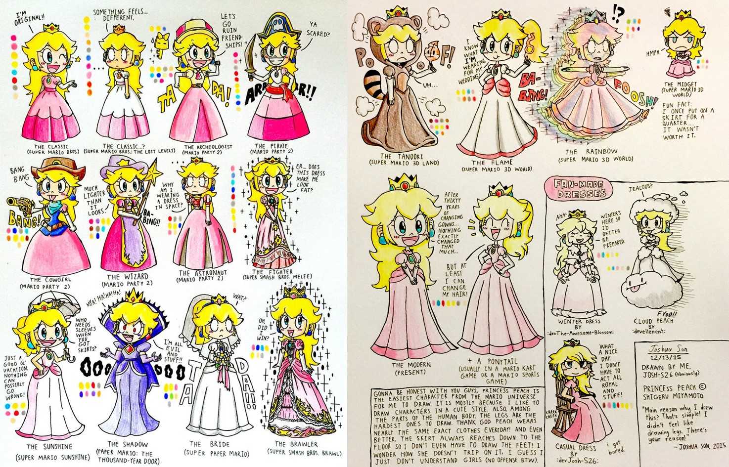 princess peach old dress 1860s Princess Peach