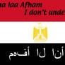 Egyptian Flag and Quote