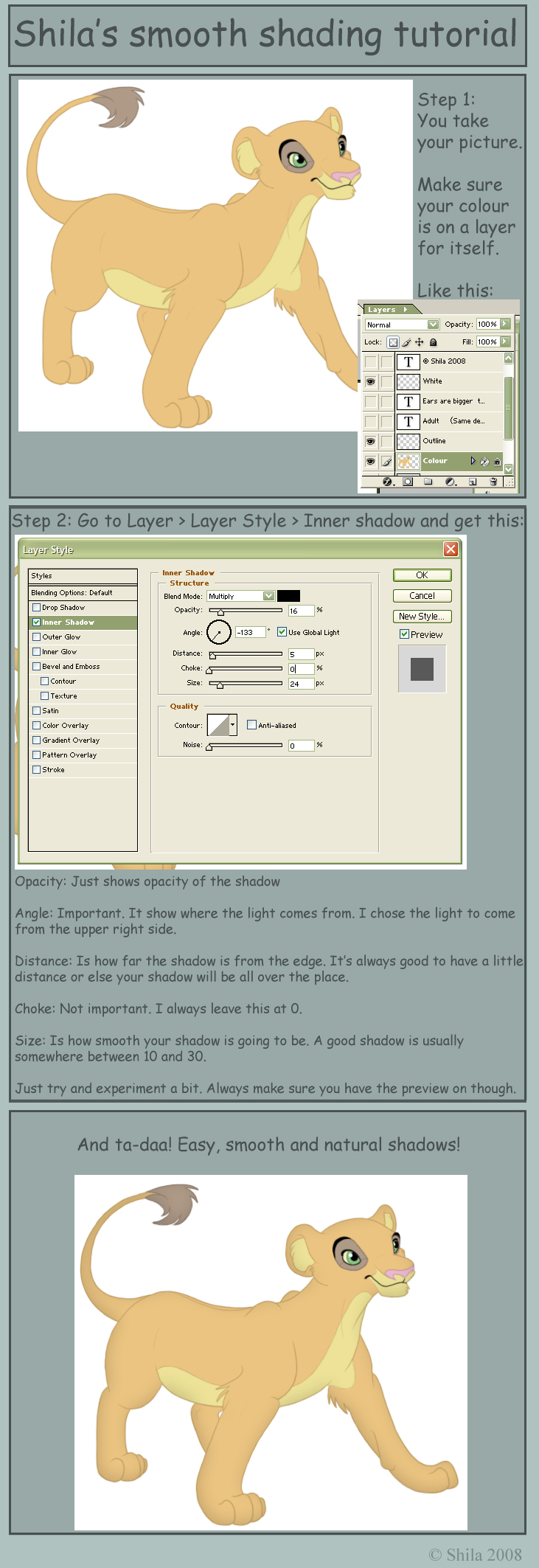 Easy Shading Tutorial by LittleHybridShila on DeviantArt