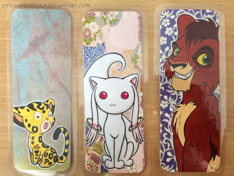 Bookmarks - Kyubey and Lion king