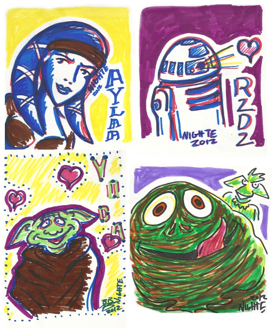 Star Wars Doodley Doos Batch 1