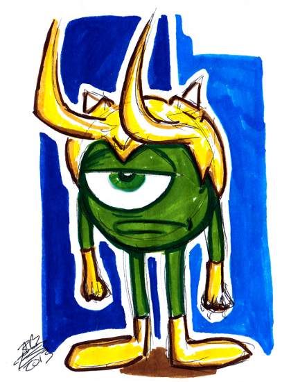 Mike as Loki..