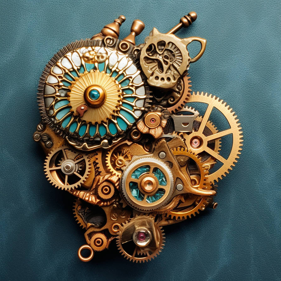 Punk Cogs Steampunk Brooch With Cogs by exozoo on DeviantArt