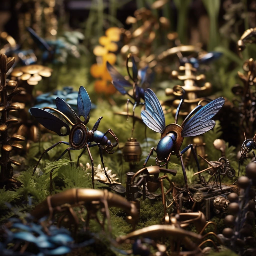 Steampunk Planet Insects by exozoo on DeviantArt