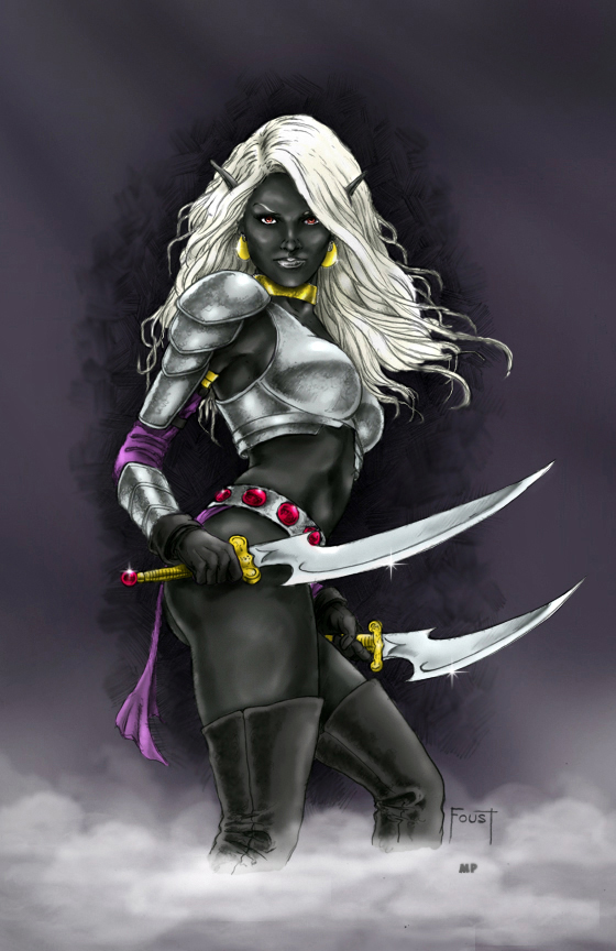 MitchFoust Drow Maiden colors