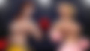 Emily vs Madison - Topless Boxing 1