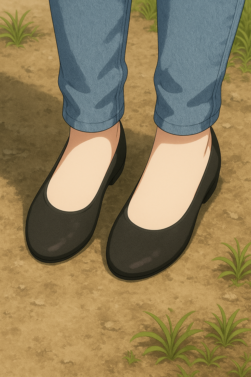 Elara's Black Flats