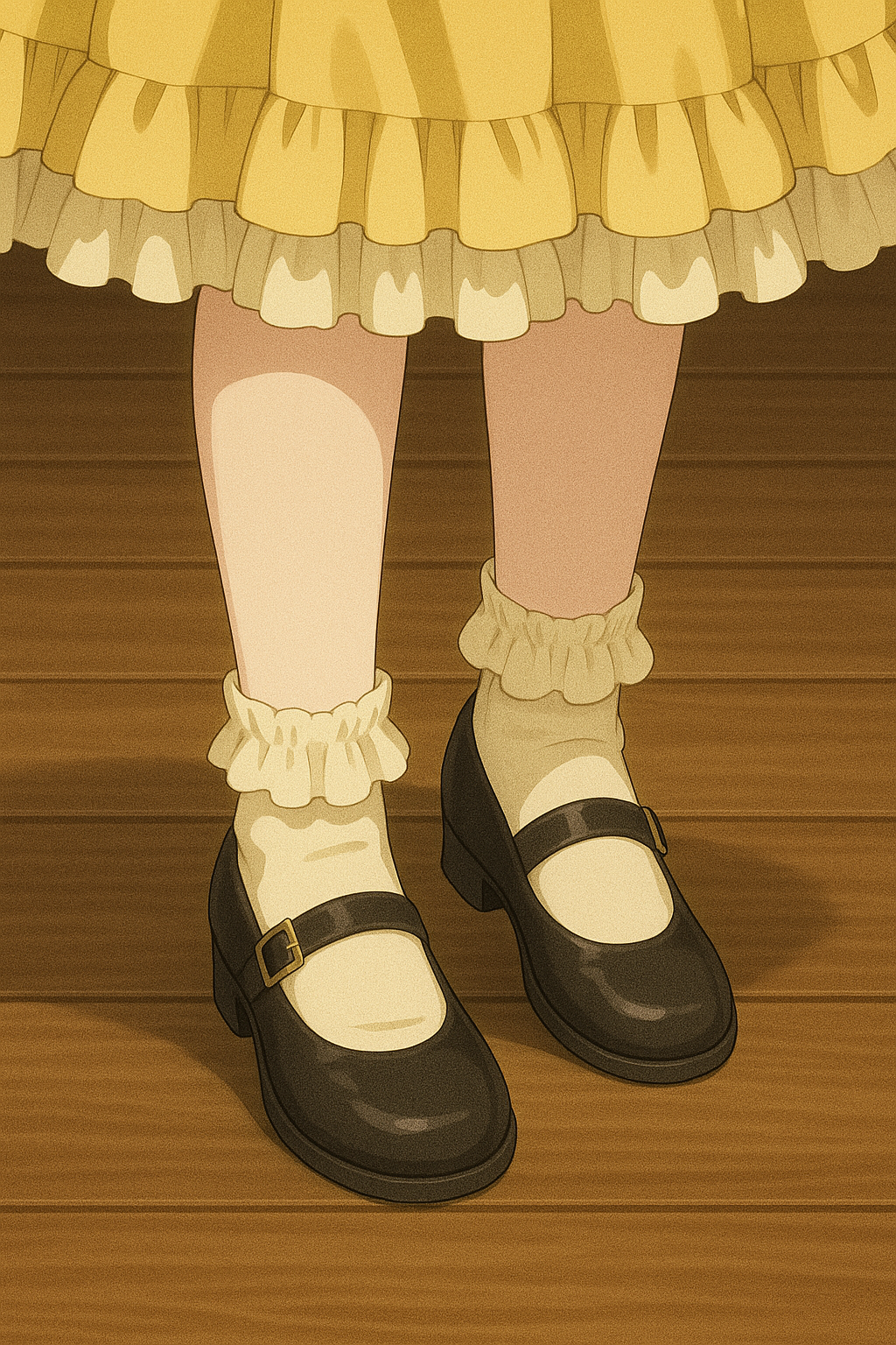 Yelena's Black Mary Janes