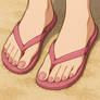 Jessica's Pink Flip-Flops