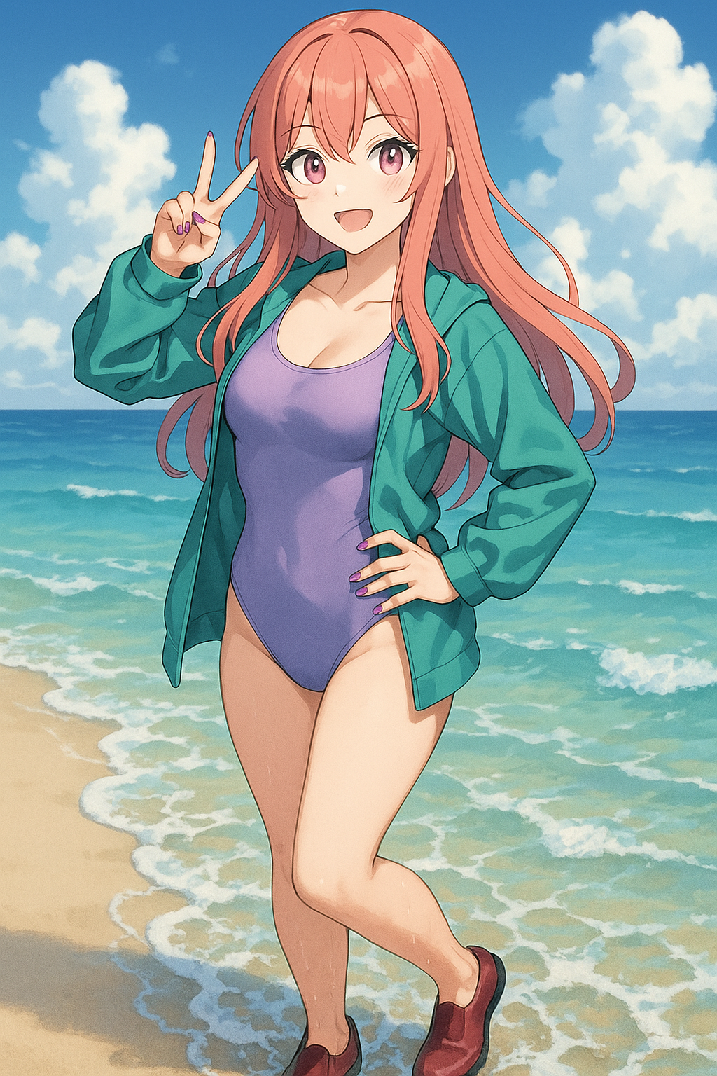 The Shoeless Girls - Beach Gals #5: Sakura (OC)