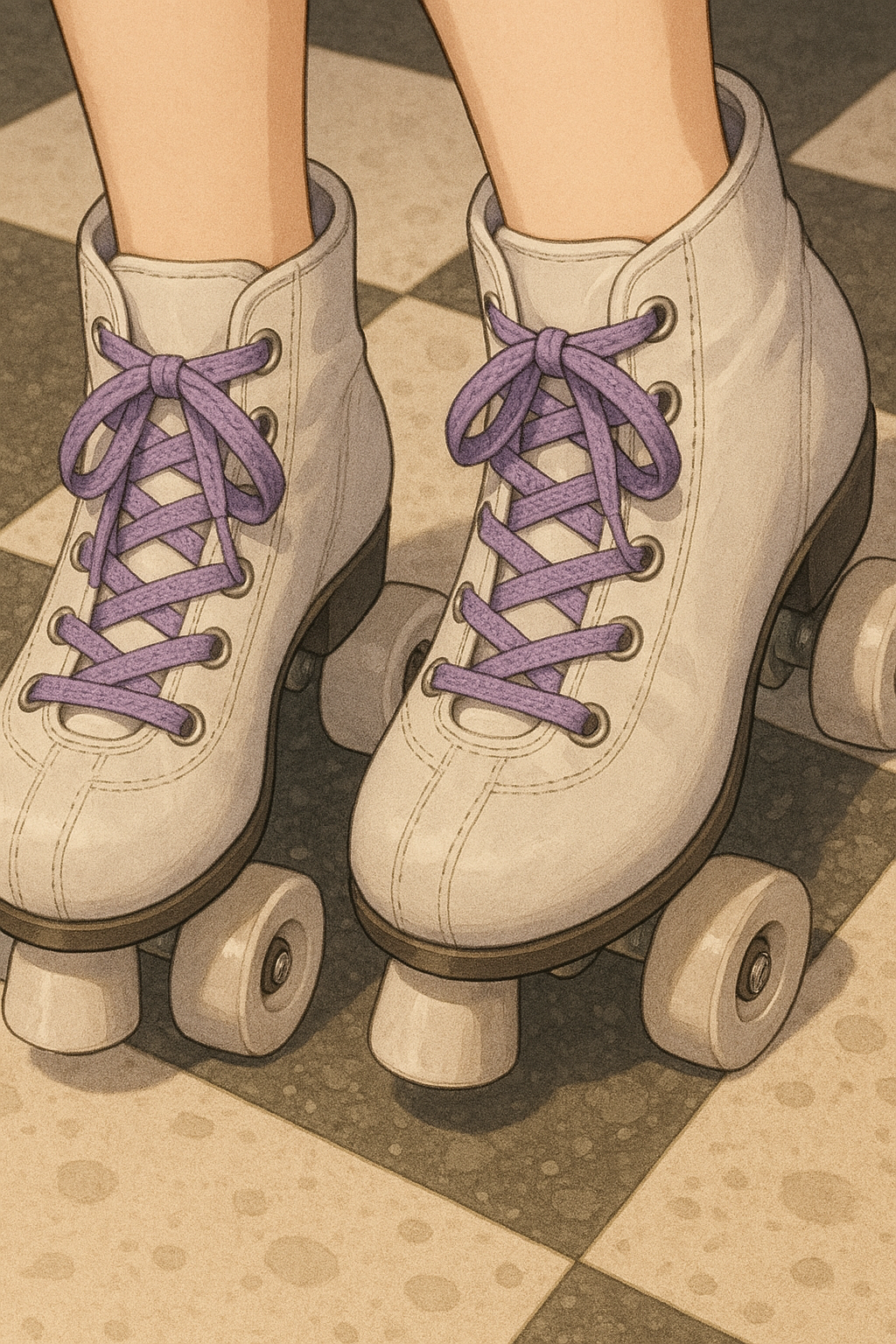 Violetta's White Roller Skates