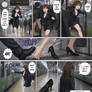 AI Anime Shoe Loss Comic - Mia's Train Mishap