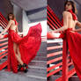 Katya in red dress