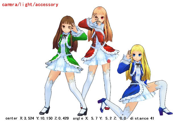 MMD Rhea edited trio by wwken06 on DeviantArt