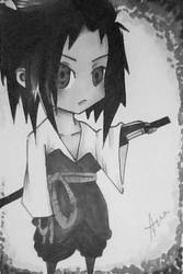 Black and White Sasuke