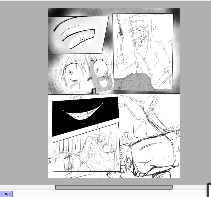 Zodiac Manga page WIP