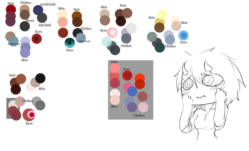 Color Change Chibi I tried to organize colours part 1 by Chibi-Works on DeviantArt
