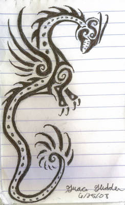 Legless Dragon Tattoo