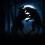 Werewolves in the moonlight