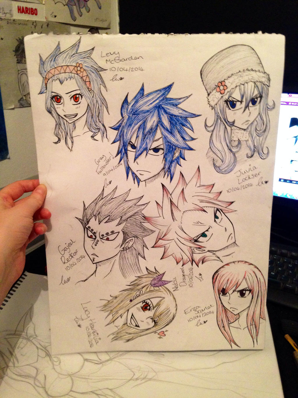 Fairy tail quick sketches!