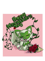 Happy Mothers Day Sprigatito Design