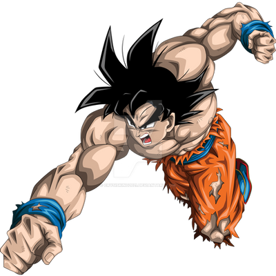Goku base form by crysisking2021 on DeviantArt