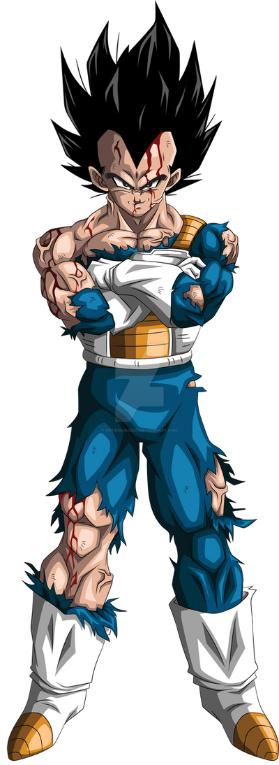 Vegeta wounded by crysisking2021 on DeviantArt