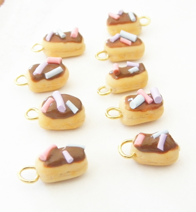 Polymer Clay Eclair Charms