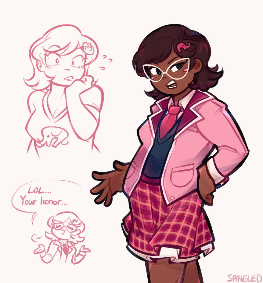 The Pink Attorney by Sangled on DeviantArt