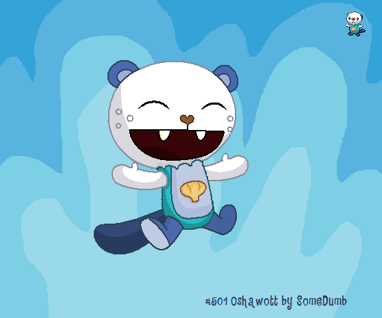 Oshawott as a HTF