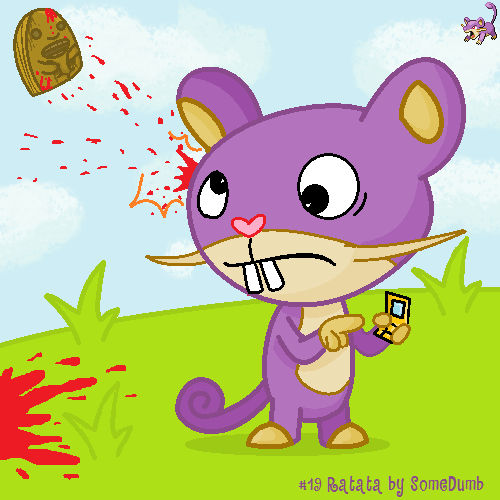Ratata as a HTF by SomeDumbDeviant on DeviantArt