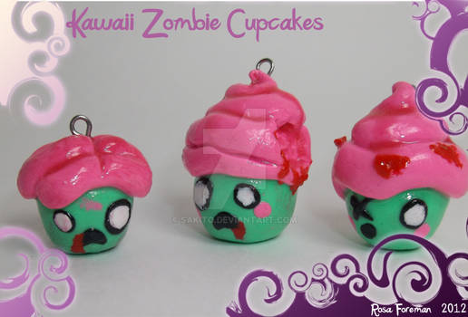 The Kawaii Zombie Cupcake Charms