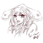 Puri-chan Sketchy Sketch by Puripurr