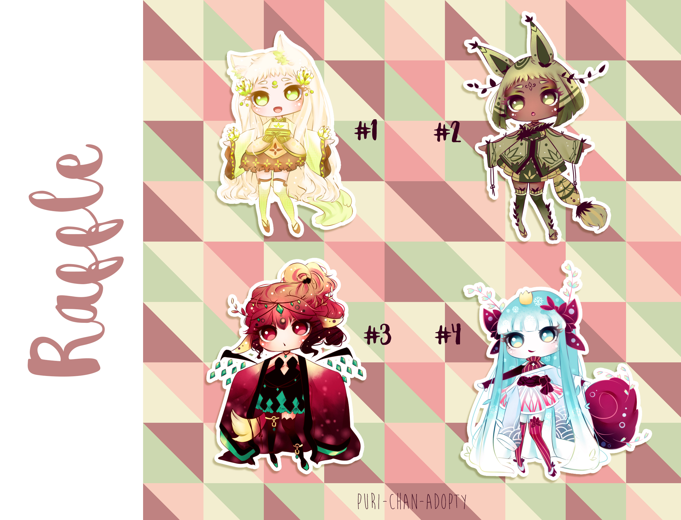 [CLOSED TY] RAFFLE - ADOPTABLE KIMONOMIMI